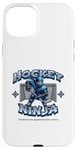 Coque pour iPhone 15 Plus Joueur ninja de hockey sur glace