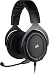 Corsair HS50 PRO STEREO Green Gaming Headset for PC PS4 Switch ‎CA-9011216-AP