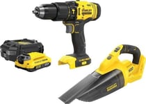 Stanley Powertools Set 18V V20 Sfmcd711+Sfmcvh001b 1*2.0Ah (1 Pack)