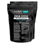 Nature Diet - Chia Seeds 2x 1000 g | Salvia Hispanica | High in Omega-3 | Source of Fiber