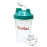 Smart Protein Shaker Bottle Mixer Cup 400ml Shake Sports Drink Blender Green