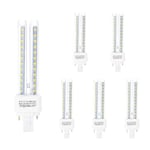 Aigostar Pack de 5 ampoules LED PLC 2U de 11W. G24d-3, Lumière blanche froide 6500K, 1070 lumens