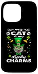 Coque pour iPhone 14 Pro Max My Cat Is My Lucky Charm Kitten St Patricks Day Cats Lovers