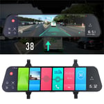 Mirror Dash Cam 12inch Screen 4G WiFi Rear View Mirror Video Recroder For Cars