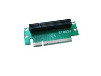 KALEA-INFORMATIQUE Adaptateur équerre Type Riser à 90° pour Fente PCIe x8. pour Monter à l'horizontale Une Carte PCI Express x1 x2 x4 x8