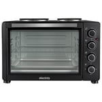 electriQ 45L Mini Oven with Dual Hotplates eiQ45LOVN