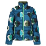 Regatta Womens/Ladies Orla Kiely Leaf Print Baffled Padded Jacket (Elm Leaves Teal) - Blue Multi material_Synthetic - Size 18 UK