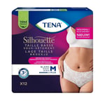 Tena Silhouette Plus Blanc Taille Basse M Culotte D'Incontinence 12 pc(s)