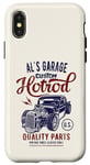 Coque pour iPhone X/XS Al's Hotrod Garage Classic Car Custom Al Design