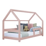 Benlemi Lit cabane Enfant TERY 90 x 160 Rose Pastel