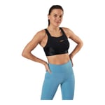 Nike CZ4451-010 Alpha ULTRABREATHE Bra Sports Bra Womens Black/Black/(dk Smoke Grey) M