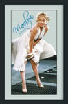 Empire 537850 Miroir imprimé Marilyn Monroe en Robe Blanche avec Cadre en Plastique faà§on Bois 20 x 30 cm