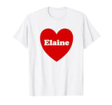 I Love Elaine Heart Cute Elaine Name Birthday T-Shirt