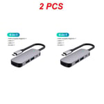 Convertisseur De Câble Pour Ipad,1,2,4 Pièces,3 En 1,Ns,Usb 3.1 Type C,4k,Usb 3.0,Câble Adaptateur Usb 3.2 - Type Style A 2pcs