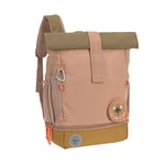 LÄSSIG Sac à dos pour l'école maternelle Sac à dos Rolltop avec sangle de poitrine hydrofuge, 11 litres/Mini Rolltop Backpack Nature marron