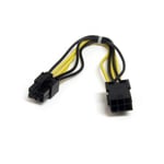 STARTECH 20cm 6 pin PCI Express Power Extension Cable