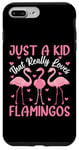 iPhone 7 Plus/8 Plus Pink Flamingo Lover - Just A Kid That Really Loves Flamingos Case