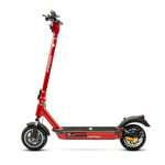 SMARTGYRO K2 Terra-Trottinette électrique 48V, 13 000 mAh, Suspensions Avant et Arrière, Affichage Multifonction, Frein à Disque, 10 Roues Tubeless, App, Léger et Pliable Unisex-Adult, Rouge, L