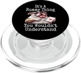 Funny It's A Rummy Thing You Wouldn't Understand Jeu de cartes PopSockets PopGrip pour MagSafe