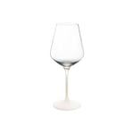 Villeroy & Boch - Manufacture Rock blanc Ensemble de verres à vin rouge, 4 pièces. Ensemble de verres pour vin rouge, 470 ml, Verre en cristal, Aspect ardoise blanc mat