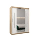 Armoire York 1 a portes coulissantes H. 200 x L. 150 x P. 62 2 portes