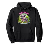 Moo-Deng the Baby Pygmy Hippo - Cute & Famous Pullover Hoodie