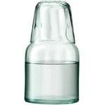 LSA International MZ21 Carafe et verre Mia, 0,95 L, en verre recyclé, effet optique