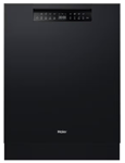 Haier Built-Under Black Dishwasher - H600 Series