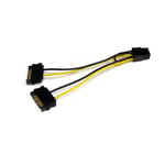 Startech Sata Power To 6 Pin Pci Express Video Card Power Cable Adapter