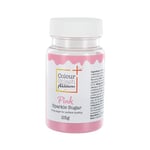 Colour Splash Additions Pink Sparkle Sugar, Coloured Icing Sugar For Cake Decorating, Sprinkle On Sponge Cakes, Icing, Cookies, Doughnuts, Chocolates & More - 25g