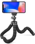 RT-01 Trépied Portable Style Octopus pour iPhone, Tout Smartphone, Camera avec Clip Universel