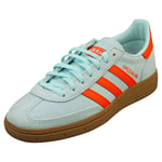 adidas Handball Spezial Womens Fashion Trainers in Aqua Orange - 4.5 UK