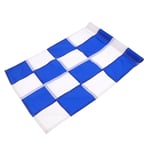 SM SunniMix 1 Pc of Putting Practice Flag Multipurpose Training Accessory - Blue + White, 51 x 35cm