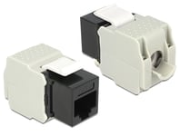 DELOCK – Keystone Module RJ45 jack > LSA Cat.6 UTP black (86340)