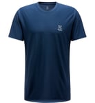 Haglöfs L.I.M Tech Tee Men herr-T-shirt Blå XS - Fri frakt