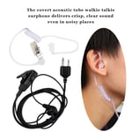 2Pin Acoustic Tube Headset Earphone PTT MIC for Icom 2-pin Models Walkie Talkies