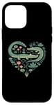 iPhone 12 mini Cute Alligator Heart Crocodile Gator for Kids Case