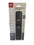 One For All - Replacement Remote for Sony TVs - Remote Control - URC4912 - Black