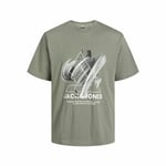 T-shirt med kortärm Barn Jack & Jones Jcotint Tee Ss Persimon - 164