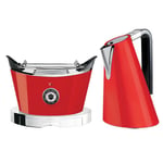 Bugatti Vera Easy Kettle and Volo Toaster Set Red