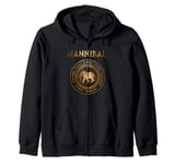 Hannibal Barca Battles of the Punic Wars Carthage Zip Hoodie