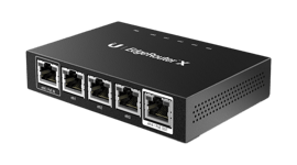 Ubiquiti Networks – EdgeRouter X, 5-Ports, Gigabit, Passive PoE, black (ER-X)