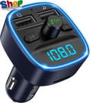 Bluetooth  FM  Transmitter  for  Car ,  Wireless  In - Car  Radio  Adapter  Car