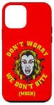 Coque pour iPhone 12 mini Graphique Vampire Horror We Don't Bite Much Blood