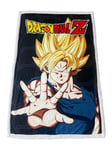 Homadict Plaid Sherpa Dragon Ball Z - 100x150cm - Couverture Polaire Douce & Chaude - Sangoku - Qualité Elevée & Confortable - Licence Officielle