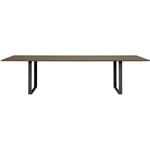 70/70 Table 108x295 cm, Solid Smoked Oak / Black