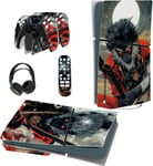 Autocollant Pour Ps5 Slim Console Standard Sticker Pour Ps5 Slim Disc Edition,Skin Accessoires Pour Ps5 Manette Pour Ps5 Télécommande&casque&station De Charge-Tombé Wukong