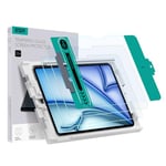 ESR Lot de 2 Verre Trempé pour iPad Air 11 Pouces M2 (2024), Film en Protection D'écran avec Plateau D'application Facile, Résistant aux Rayures, Clarté HD