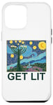 iPhone 12 Pro Max Get Lit Happy Hanukkah Menorah Candles Candelabrum Hebrew Case