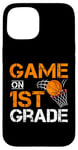 Coque pour iPhone 15 Jeux drôles sur le premier jour d'école de basket-ball de première année